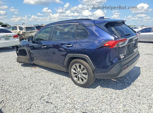 JTMY1RFV1MD078387 2021 TOYOTA RAV4 Blue Հետևի ձախ