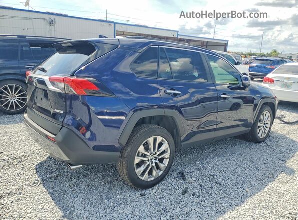 JTMY1RFV1MD078387 2021 TOYOTA RAV4 Blue Հետևի աջ