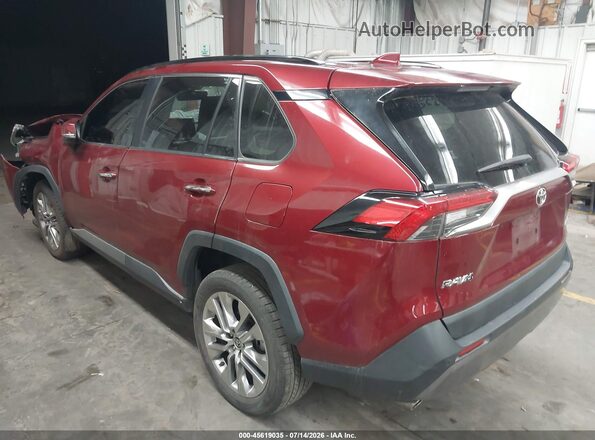 JTMY1RFV7MD070584 2021 TOYOTA RAV4 Red უკანა მარცხენა