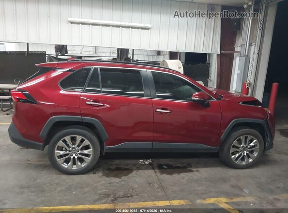 JTMY1RFV7MD070584 2021 TOYOTA RAV4 Red უკანა სალონის ხედი