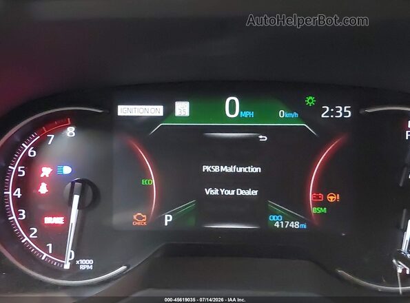 JTMY1RFV7MD070584 2021 TOYOTA RAV4 Red უკანა სავარძლების ხედი