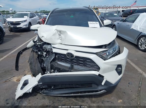 JTMY1RFV8KD514813 2019 TOYOTA RAV4 White Вид щитка приладів