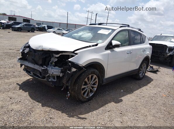 JTMYFREV0JJ204092 2018 TOYOTA RAV4 White Vista tres cuartos delantera izquierda