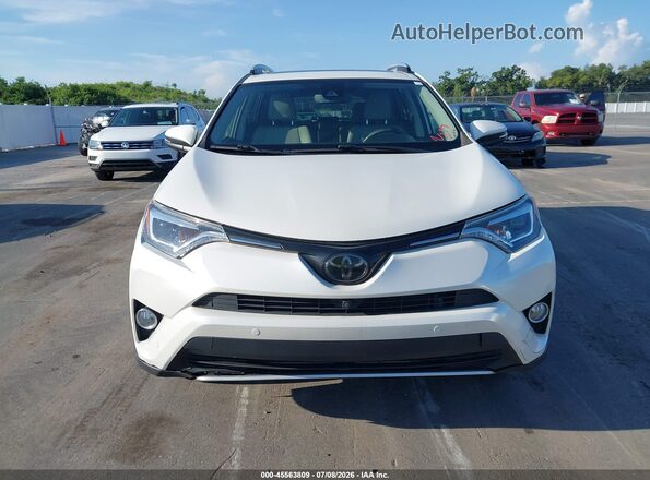 JTMYFREV5GD089044 2016 TOYOTA RAV4 White Widok zestawu wskaźników