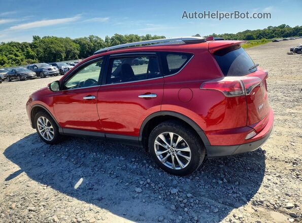 JTMYFREV5GJ069958 2016 TOYOTA RAV4 Red Trasero izquierdo