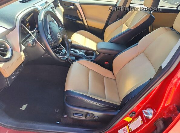 JTMYFREV5GJ069958 2016 TOYOTA RAV4 Red Vista interior delantera