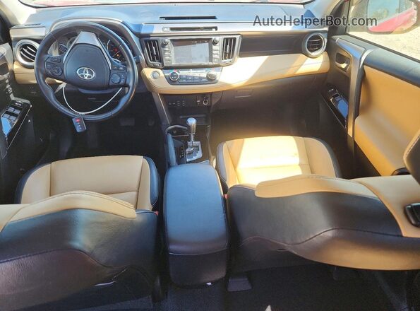 JTMYFREV5GJ069958 2016 TOYOTA RAV4 Red Vista del salpicadero