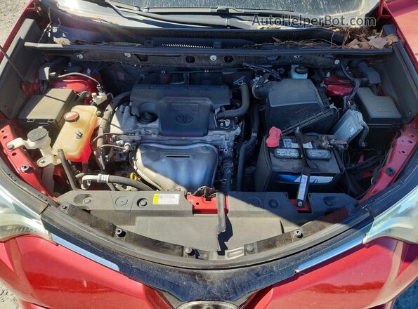 JTMYFREV5GJ069958 2016 TOYOTA RAV4 Red Vista del compartimento del motor