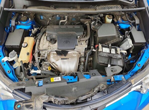 JTMYFREV5HJ709930 2017 TOYOTA RAV4 Blue Rear interior view