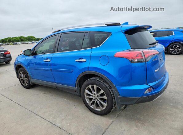 JTMYFREV5HJ709930 2017 TOYOTA RAV4 Blue Rear left