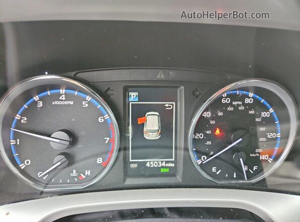 JTMYFREV5HJ709930 2017 TOYOTA RAV4 Blue Instrument cluster view