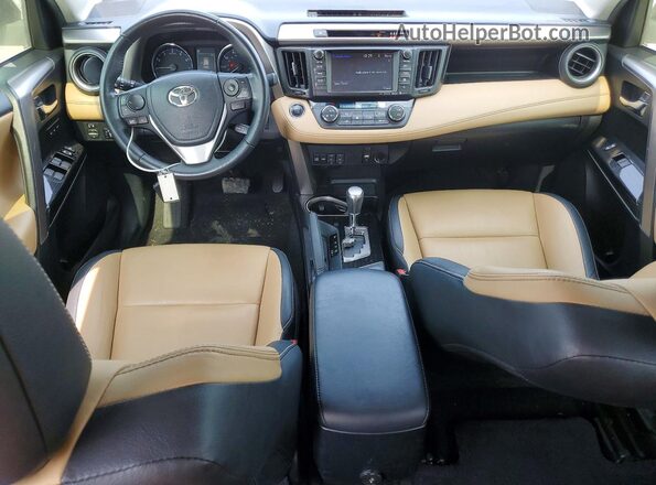 JTMYFREV5JJ724983 2018 TOYOTA RAV4 Белый Вид панели приборов