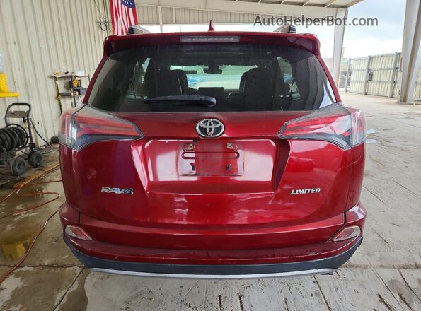JTMYFREV6JD111866 2018 TOYOTA RAV4 Red Հետևի տեսք