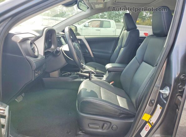 JTMYFREV6JD126934 2018 TOYOTA RAV4 Gray Widok wnętrza z przodu