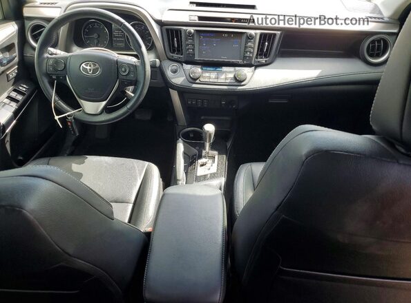 JTMYFREV6JD126934 2018 TOYOTA RAV4 Gray Widok deski rozdzielczej