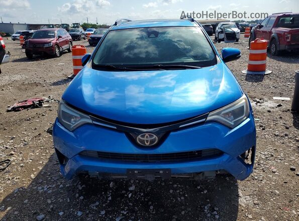 JTMYFREV7JD130393 2018 TOYOTA RAV4 Blue Widok z przodu
