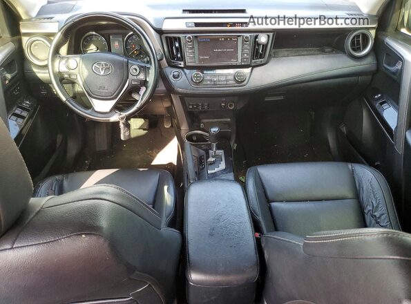 JTMYFREV7JD130393 2018 TOYOTA RAV4 Blue Widok deski rozdzielczej