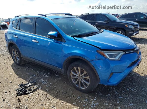 JTMYFREV7JD130393 2018 TOYOTA RAV4 Blue Przód prawy