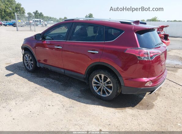 JTMYFREV8JD121038 2018 TOYOTA RAV4 Красный Задняя левая четверть