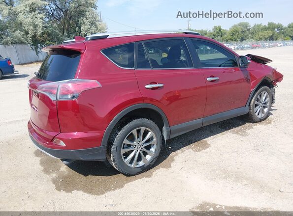 JTMYFREV8JD121038 2018 TOYOTA RAV4 Красный Задняя правая четверть