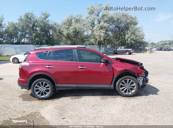 JTMYFREV8JD121038 2018 TOYOTA RAV4 Красный Панорамный вид салона 360°
