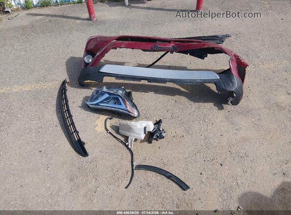 JTMYFREV8JD121038 2018 TOYOTA RAV4 Красный Вид щитка приборов