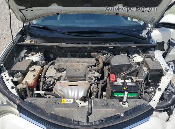 JTMYFREV8JJ734665 2018 TOYOTA RAV4 White Engine compartment view