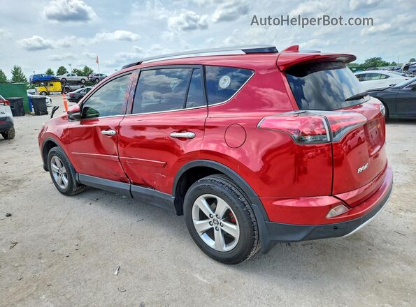 JTMYFREV9GJ082499 2016 TOYOTA RAV4 Red Задня ліва чверть