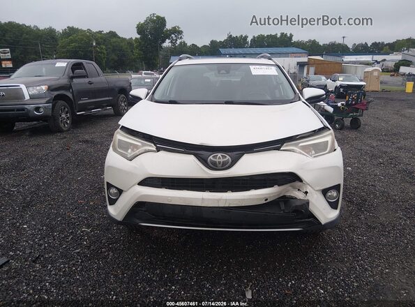 JTMYFREV9HD094166 2017 TOYOTA RAV4 White Instrument cluster view