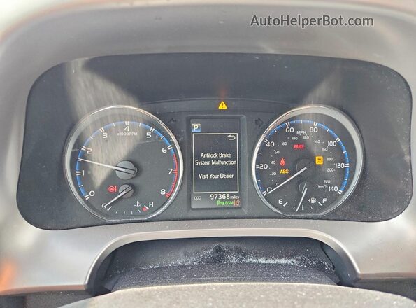JTMYFREV9HJ131461 2017 TOYOTA RAV4 Gray Vista del cuadro de instrumentos