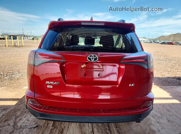 JTMZFREV1GJ060422 2016 TOYOTA RAV4 Red უკანა ხედი