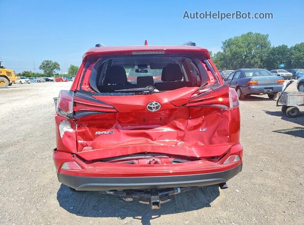 JTMZFREV1GJ077561 2016 TOYOTA RAV4 Red უკანა ხედი