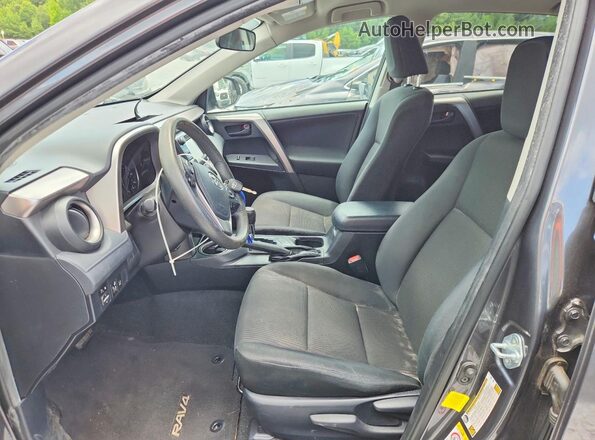 JTMZFREV1JJ723219 2018 TOYOTA RAV4 Gray წინა სალონის ხედი
