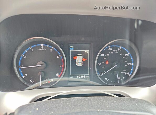 JTMZFREV1JJ723219 2018 TOYOTA RAV4 Gray ხელსაწყოთა პანელის ხედი