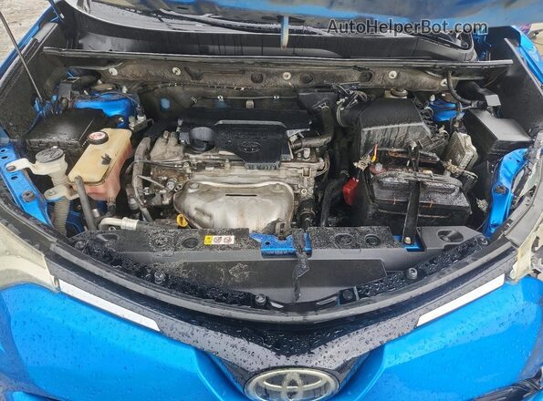 JTMZFREV1JJ748850 2018 TOYOTA RAV4 Blue Vista del compartimento del motor