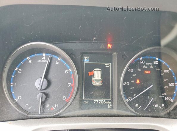 JTMZFREV3HJ142542 2017 TOYOTA RAV4 White Vista del cuadro de instrumentos