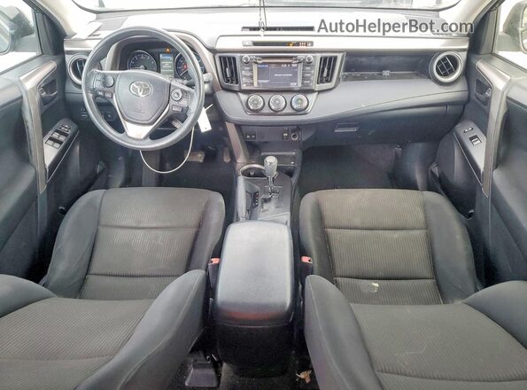 JTMZFREV3HJ722275 2017 TOYOTA RAV4 Gray Вид панелі приладів