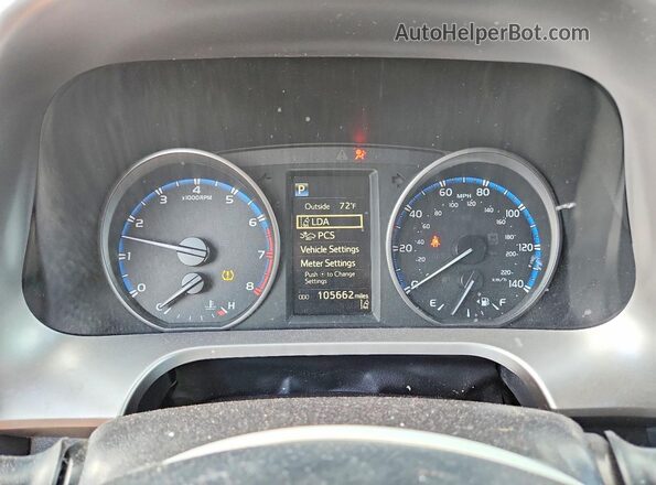 JTMZFREV3JJ185574 2018 TOYOTA RAV4 Gray Instrument cluster view