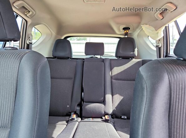 JTMZFREV3JJ185574 2018 TOYOTA RAV4 Gray Rear seats view