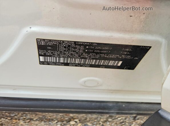 JTMZFREV4HJ702634 2017 TOYOTA RAV4 White Панорамний вид салону 360°