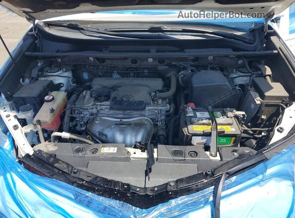 JTMZFREV4JJ747806 2018 TOYOTA RAV4 White Engine compartment view
