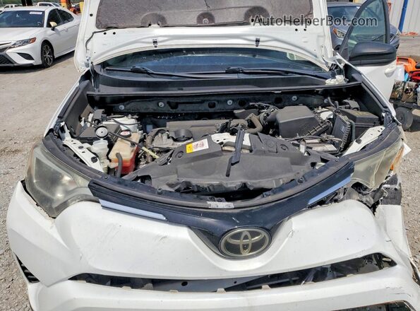 JTMZFREV5JJ160630 2018 TOYOTA RAV4 White ძრავის განყოფილების ხედი