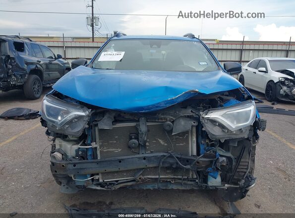 JTMZFREV5JJ747460 2018 TOYOTA RAV4 Blue Вид щитка приладів