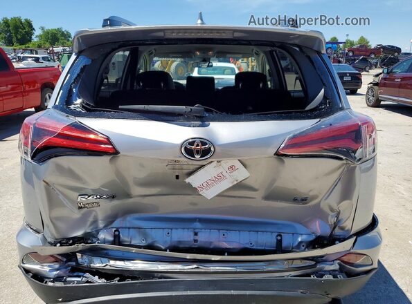 JTMZFREV6JJ166369 2018 TOYOTA RAV4 Silver Вид ззаду