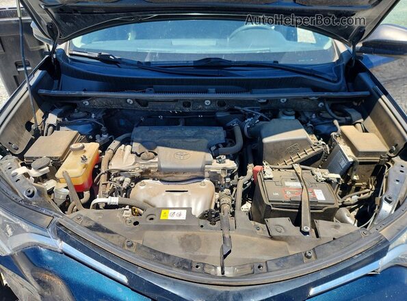JTMZFREV6JJ729405 2018 TOYOTA RAV4 Teal ძრავის განყოფილების ხედი