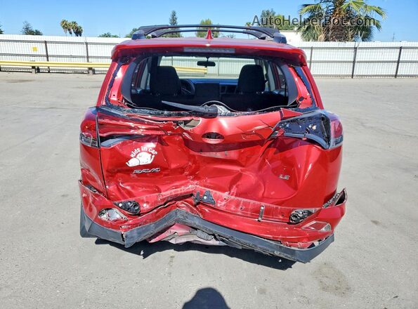 JTMZFREV7GJ093392 2016 TOYOTA RAV4 Maroon უკანა ხედი