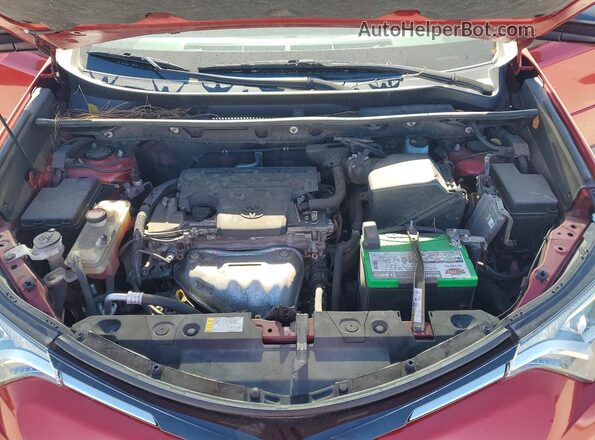JTMZFREV7GJ093392 2016 TOYOTA RAV4 Maroon უკანა სალონის ხედი