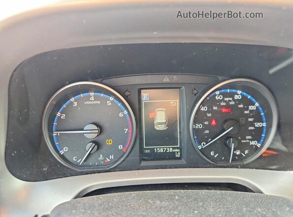JTMZFREV7HJ715006 2017 TOYOTA RAV4 Blue Instrument cluster view