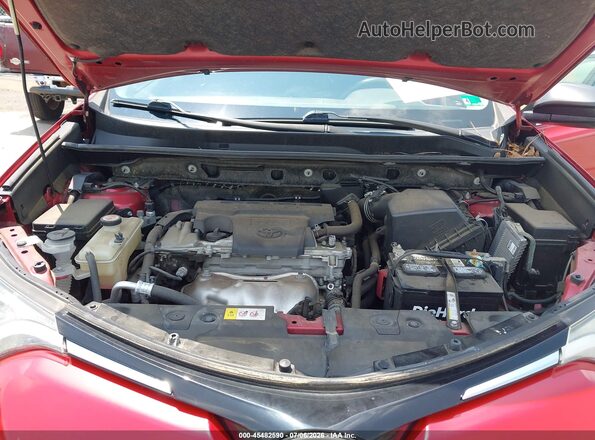 JTMZFREV8HJ119046 2017 TOYOTA RAV4 Red Вид ззаду