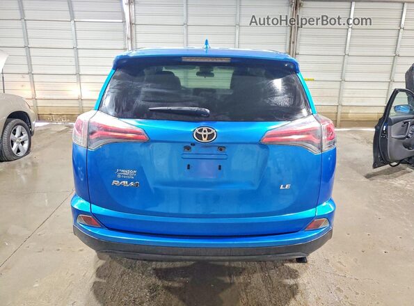 JTMZFREV8JJ726909 2018 TOYOTA RAV4 Blue უკანა ხედი
